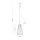 Suspension Pin noir Ø 19 cm H : max. 180 cm GU10