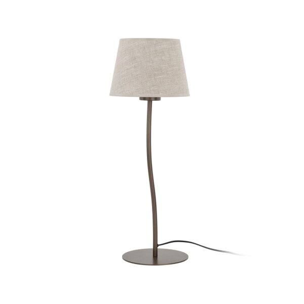Lampe de table chambre denfant 37 cm métal tissu petit E27