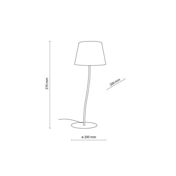 Lampe de table chambre denfant 37 cm métal tissu petit E27