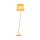 Lampadaire Chambre denfant Orange E27 150 cm petit tissu métal