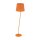 Lampadaire Chambre denfant Orange E27 150 cm petit tissu métal