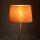 Lampadaire Chambre denfant Orange E27 150 cm petit tissu métal