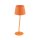 Lampe de chambre denfant Table Orange H : 37cm petit E27 métal tissu