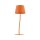 Lampe de chambre denfant Table Orange H : 37cm petit E27 métal tissu