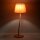 Lampe de chambre denfant Table Orange H : 37cm petit E27 métal tissu
