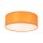 Lampe pour chambre denfant Tissu rond Ø 38 cm Orange 4x E27 Plafond