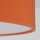 Lampe pour chambre denfant Tissu rond Ø 38 cm Orange 4x E27 Plafond