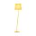 Lampe de chambre denfant jaune E27 150 cm petit tissu métal