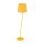 Lampe de chambre denfant jaune E27 150 cm petit tissu métal