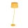 Lampe de chambre denfant jaune E27 150 cm petit tissu métal