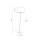 Lampe de chambre denfant jaune E27 150 cm petit tissu métal