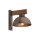 Applique avec interrupteur H : 20 cm Bois Métal marron E27