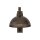 Applique avec interrupteur H : 20 cm Bois Métal marron E27