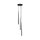 Suspension Noir Ø 20 cm ajustable G9 3-flamme