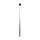 Suspension noire en métal Ø 5,2cm étroite réglable en hauteur
