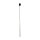 Lampe à suspendre métal Ø 5,2 cm noir or G9 réglable en hauteur