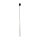 Lampe à suspendre métal Ø 5,2 cm noir or G9 réglable en hauteur