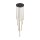 Lampe à suspendre noir or Ø 35 cm métal hauteur réglable