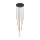 Lampe à suspendre noir or Ø 35 cm métal hauteur réglable
