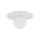 Plafonnier rond Blanc Ø 25 cm Métal Verre Abat-jour sphérique G9