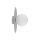 Lampe pour chambre denfant Plafond Gris Blanc Métal Verre Ø 25 cm G9