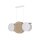 Suspension tissu bois métal 80 cm long 3x E27 IAN