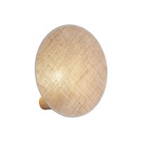 Applique murale tissu bois rond lumière indirecte...