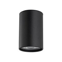 Spot de plafond apparent noir métal GU10 Ø...