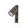 Spot mural en métal avec interrupteur brun GU10 orientable H : 22 cm