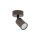 Plafonnier métal GU10 orientable Ø 12 cm petit brun LIDIA