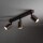 Plafonnier 3 flammes métal brun 60 cm GU10 orientable
