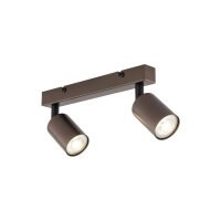 Spot de plafond métal brun 39 cm petit GU10 2...
