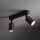 Spot de plafond métal brun 39 cm petit GU10 2 flammes LIDIA