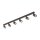 Spot de plafond 127 cm de long 6-flamme métal brun GU10