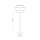 Lampadaire Salon 159cm petit tissu jute métal E27 multicolore