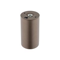 Spot de plafond brun métal GU10 Ø 5 cm H :...