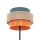Lampadaire petit 159 cm E27 Coloré Tissu Jute Métal Salon