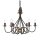 Lustre CANDELA 15 brun rouille Ø65cm Lampe
