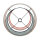 Suspension ronde Ø 50 cm H : max. 160 cm Tissu Jute Coloré E27
