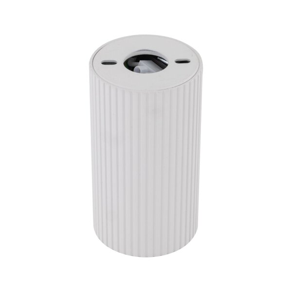 Spot de plafond blanc métal GU10 Ø 5,5 cm H : 10 cm petit apparent