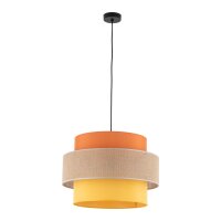 Suspension Tissu Jute M&eacute;tal &Oslash; 50 cm H :...