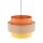 Suspension Tissu Jute Métal Ø 50 cm H : max. 1,6 m E27 Multicolore
