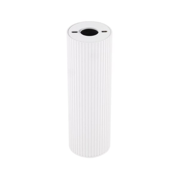 Spot Lampe plafond Blanc Métal GU10 Ø 5,5 cm H : 17 cm Montage apparent