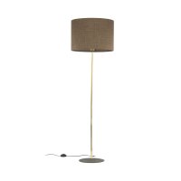 Lampadaire m&eacute;tal tissu E27 160 cm &Oslash; 50 cm...