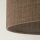 Lampadaire métal tissu E27 160 cm Ø 50 cm en or brun