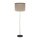 Lampadaire petit 160 cm métal tissu E27 en or brun