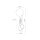 Applique murale rechargeable USB Interrupteur GU10 + G9 Verre Métal