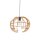 Suspension en bois Ø 46 cm H : max. 160 cm réglable E27