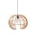 Suspension en bois Ø 46 cm H : max. 160 cm réglable E27