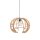 Suspension en bois Ø 46 cm H : max. 160 cm réglable E27
